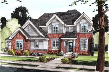 5-Bedroom, 3493 Sq Ft Traditional House Plan - 100-1245 - Front Exterior