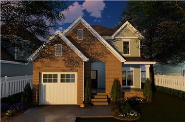 4-Bedroom, 2294 Sq Ft Traditional Home Plan - 100-1276 - Main Exterior