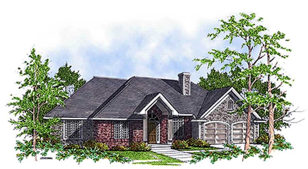 Main image for house plan # 17088