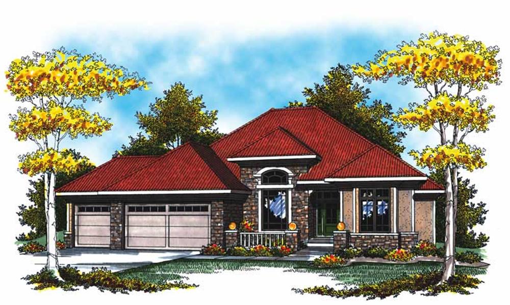 Main image for house plan # 17012