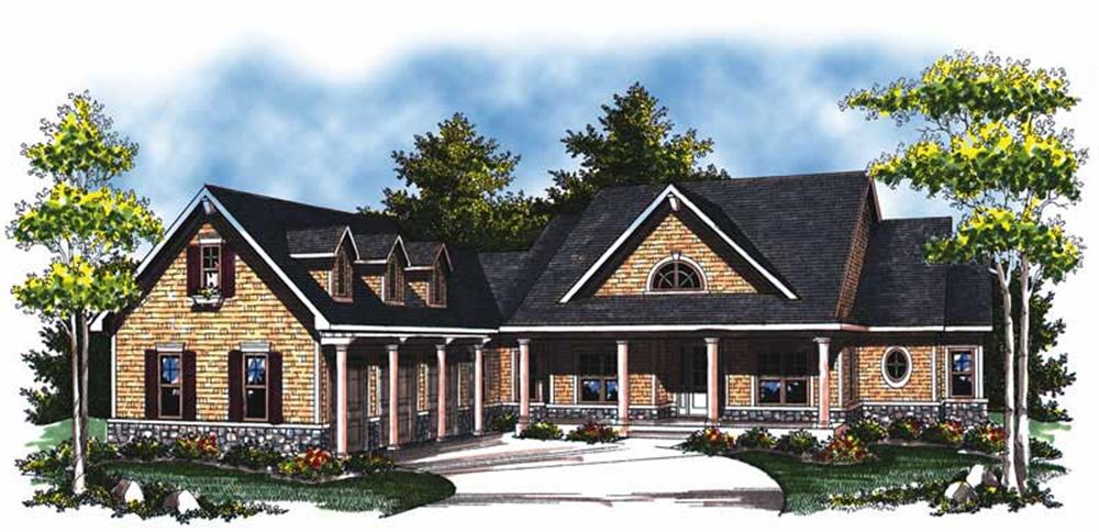 Main image for house plan # 17019