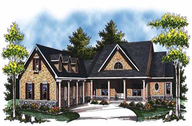 5-Bedroom, 4441 Sq Ft Colonial House Plan - 101-1006 - Front Exterior