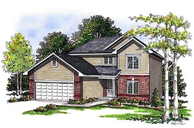 3-Bedroom, 1474 Sq Ft Small House Plans - 101-1011 - Main Exterior