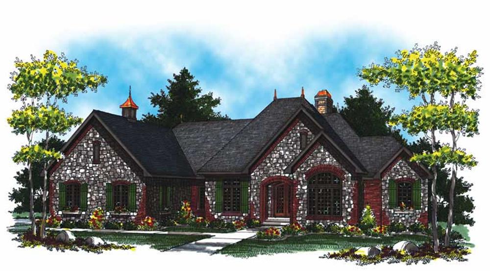 Main image for luxury house plan # 17033
