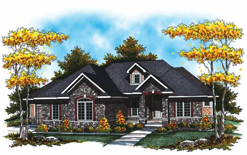 Main image for house plan # 17023