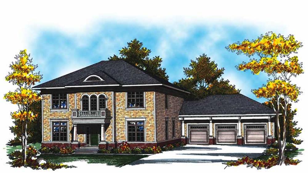 Main image for house plan # 17024