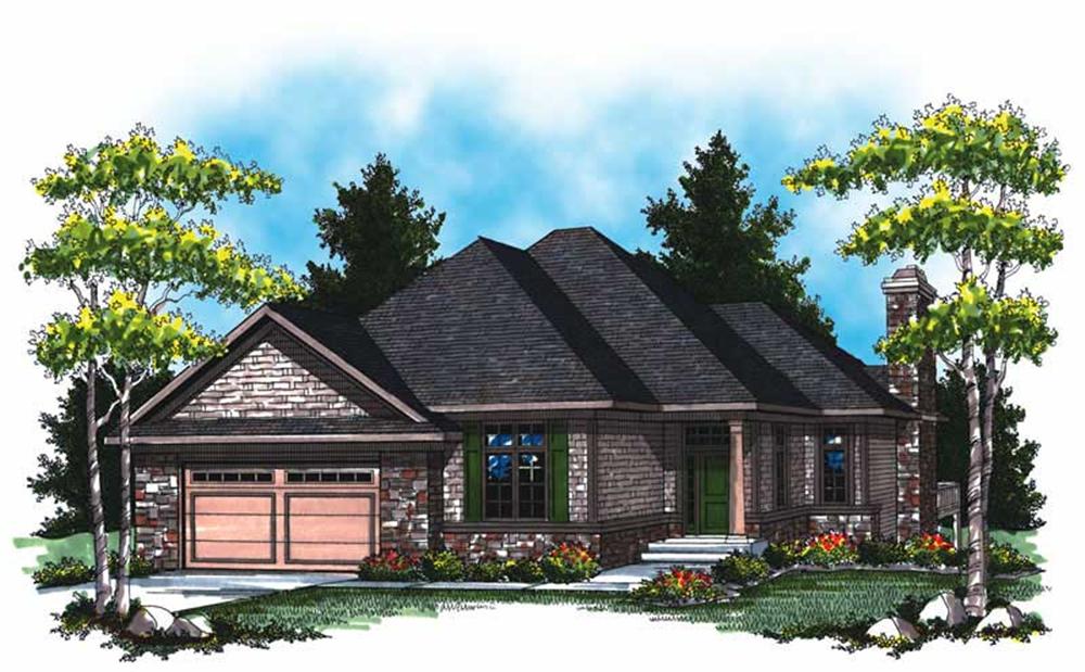 Main image for house plan # 16992