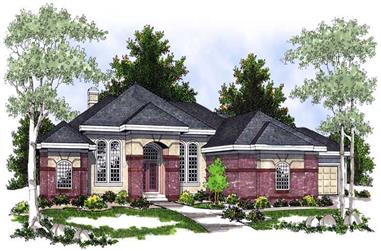 5-Bedroom, 5282 Sq Ft Contemporary House Plan - 101-1127 - Front Exterior