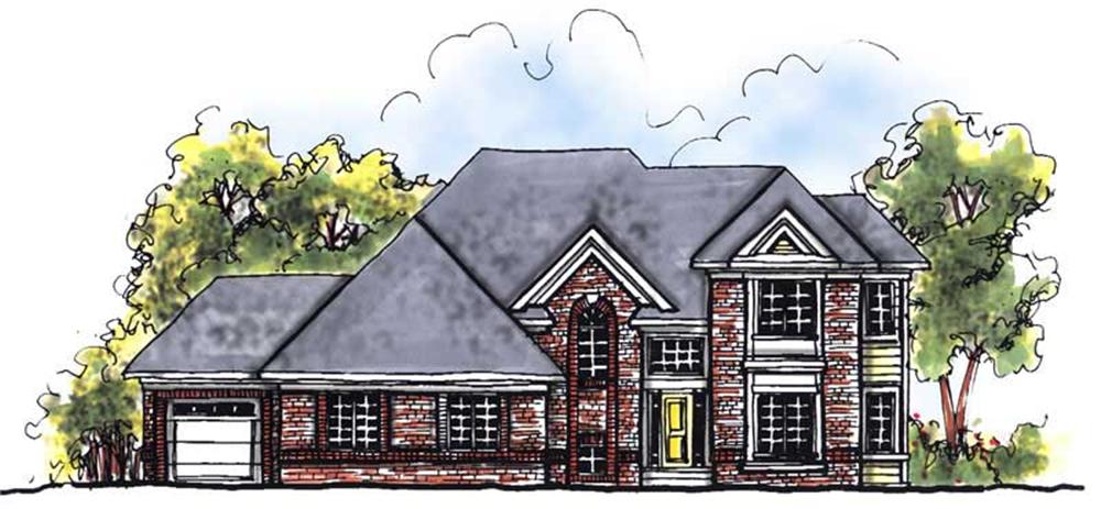 Main image for house plan # 13955
