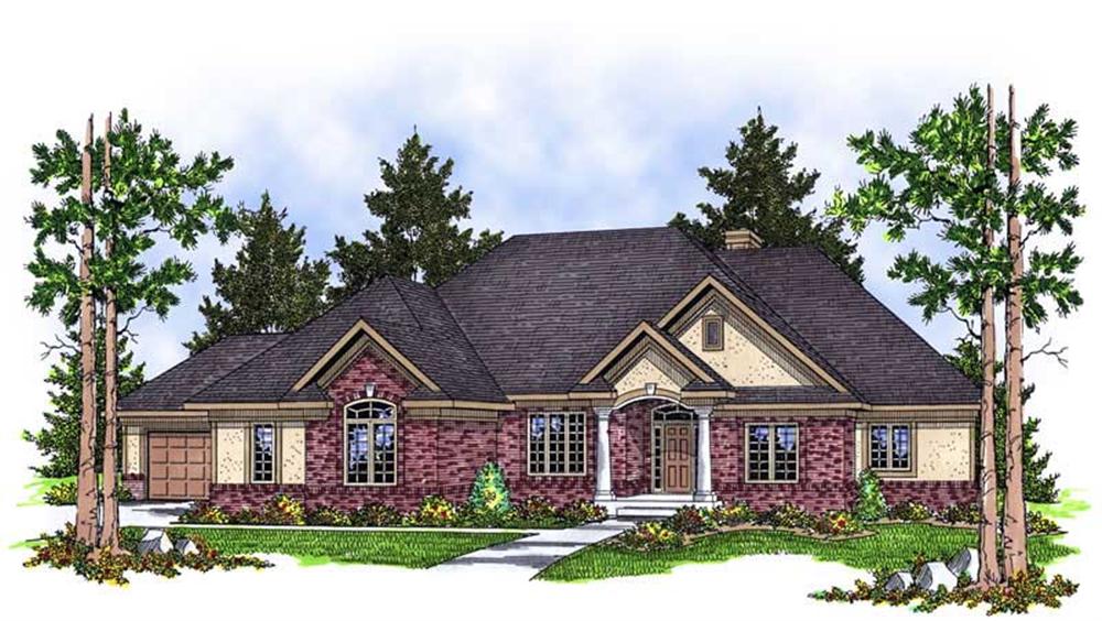 Main image for house plan # 13812