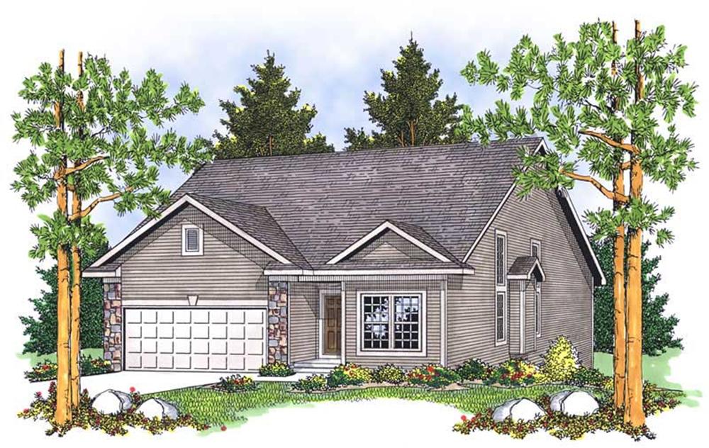 Main image for house plan # 13796