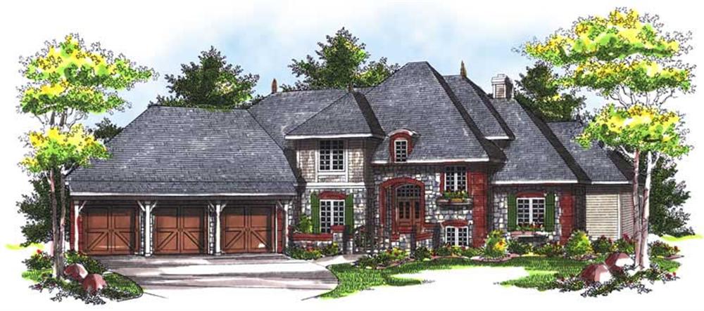 Main image for house plan # 14019
