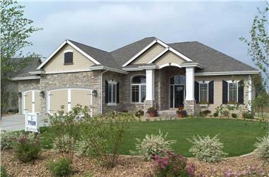 2-Bedroom, 2049 Sq Ft Traditional Home Plan - 101-1336 - Main Exterior
