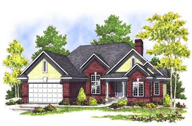 2-Bedroom, 2140 Sq Ft Country House Plan - 101-1355 - Front Exterior