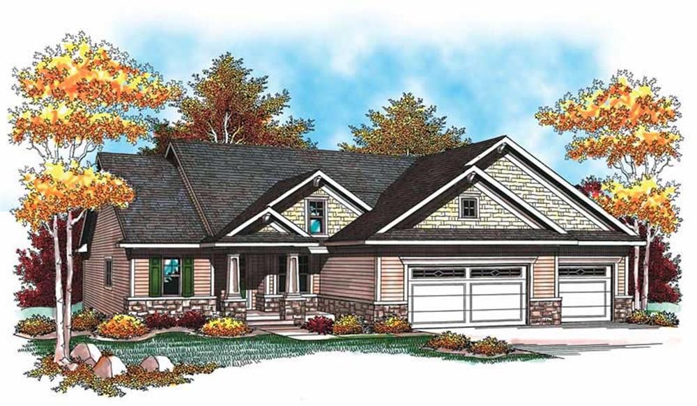 Main image for house plan # 19497