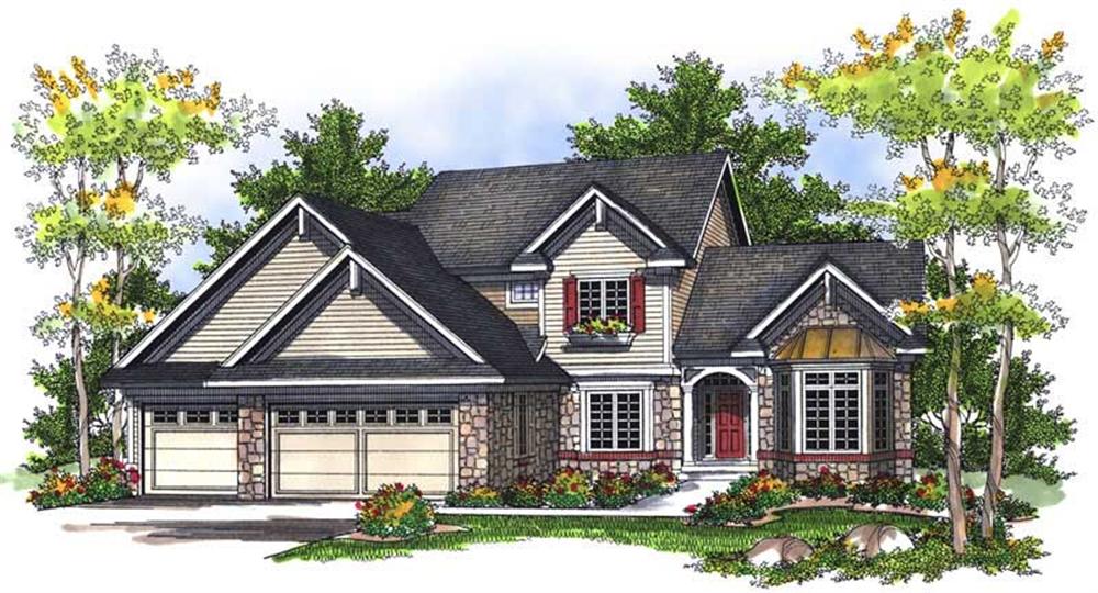 Main image for house plan # 13989