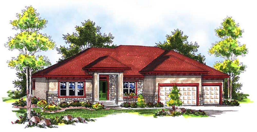 Main image for house plan # 14007
