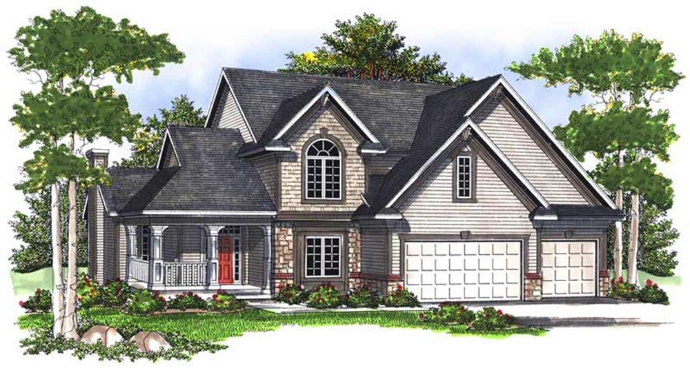 Main image for house plan # 13992