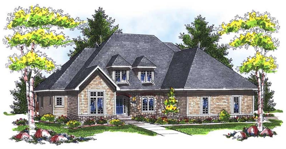 Main image for house plan # 14020