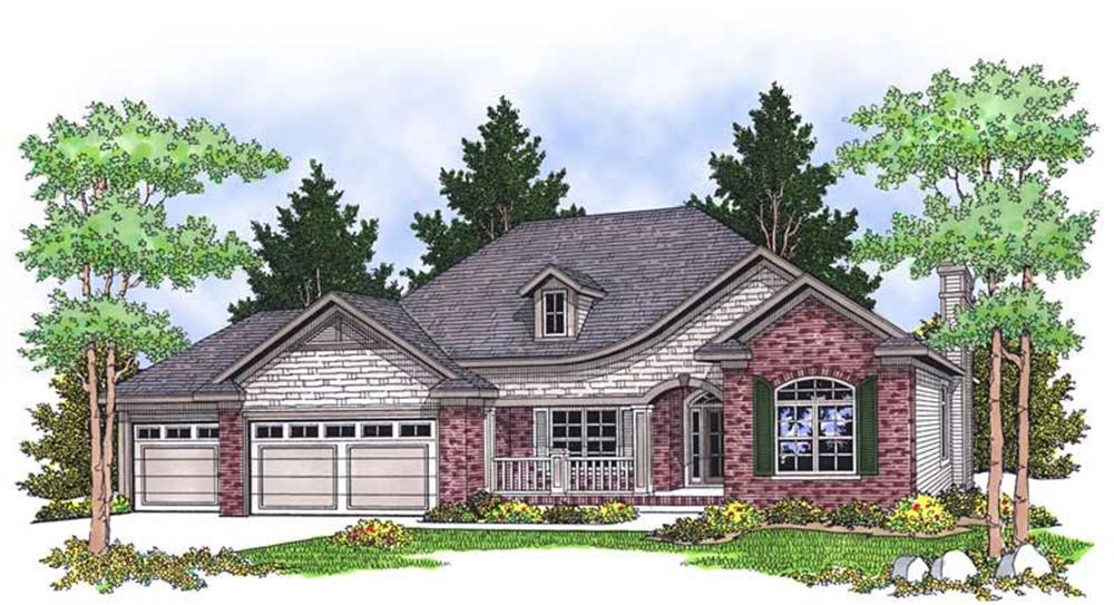 Main image for house plan # 13885