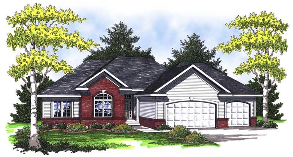 Main image for house plan # 14035