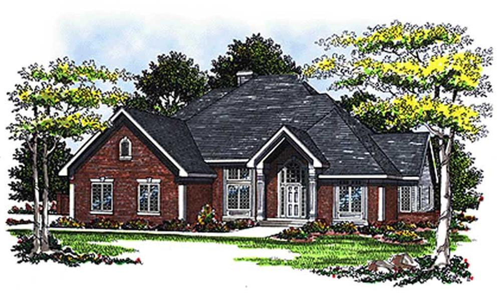 Main image for house plan # 17055