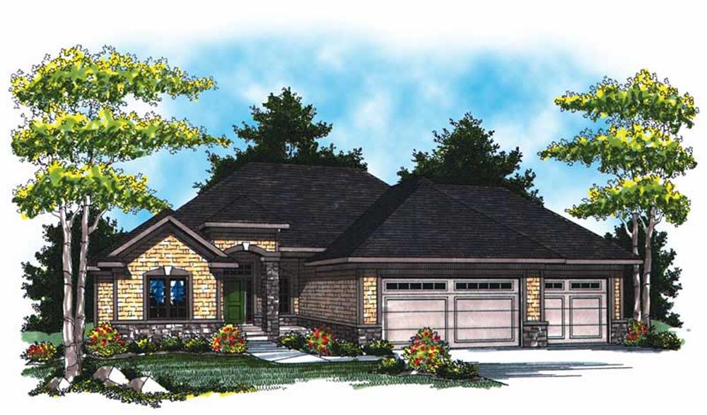 Main image for house plan # 17005