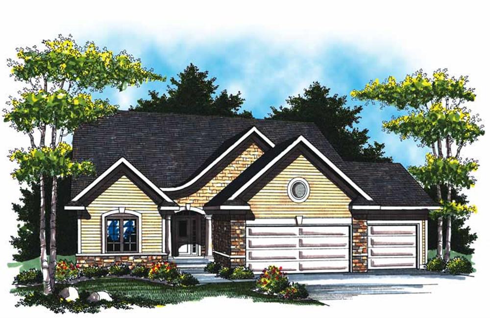 Main image for house plan # 16990