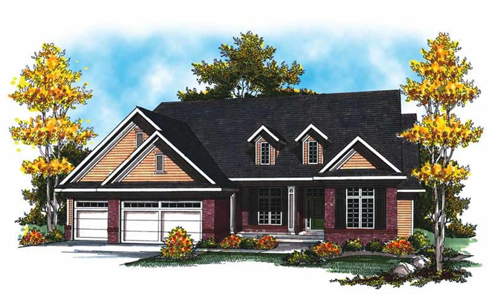 Main image for house plan # 17010