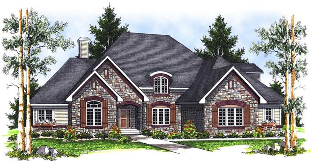 Main image for house plan # 13966