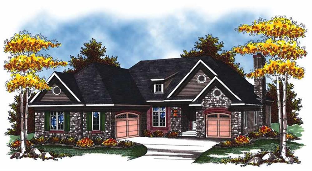 Main image for house plan # 17007