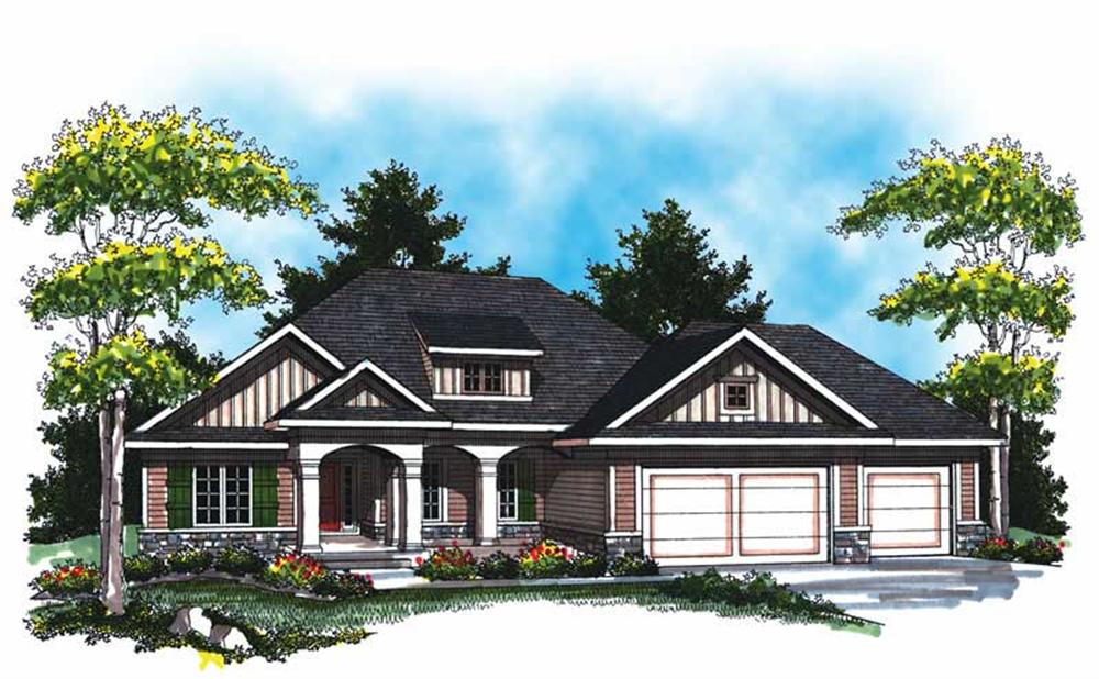 Main image for house plan # 16995