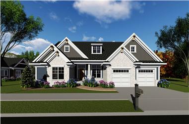 3-Bedroom, 2130 Sq Ft Ranch House Plan - 101-1947 - Front Exterior