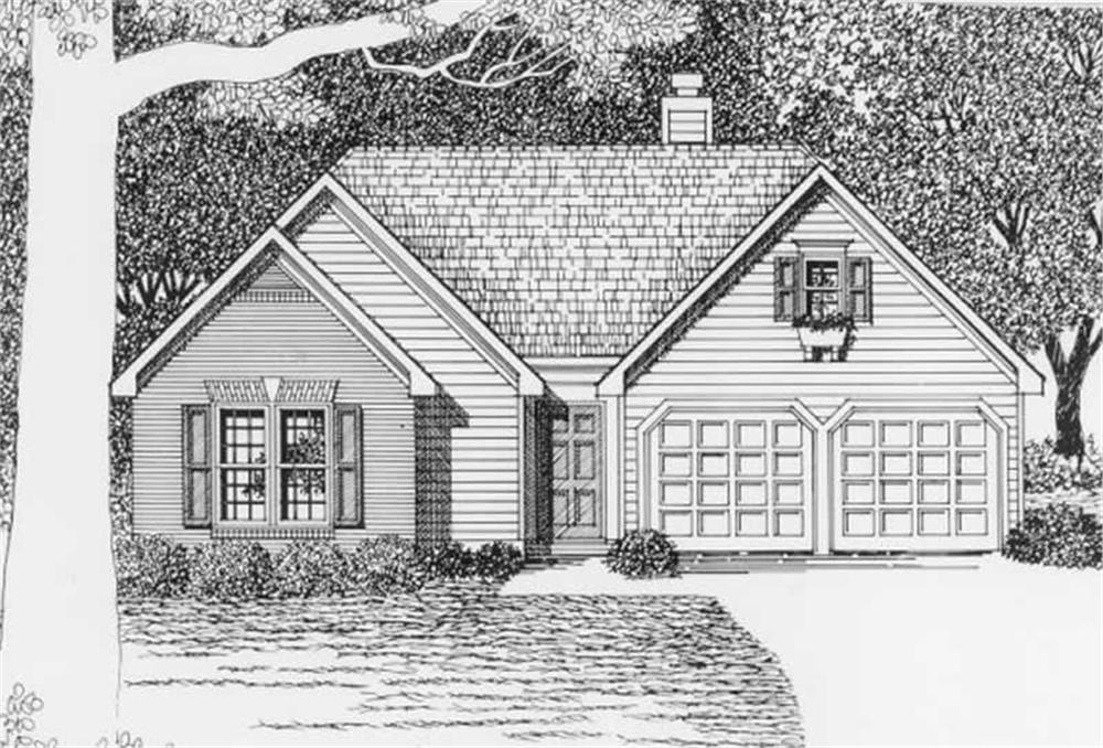 Main image for house plan # 2204