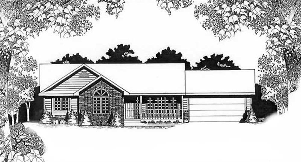 Main image for house plan # 16529