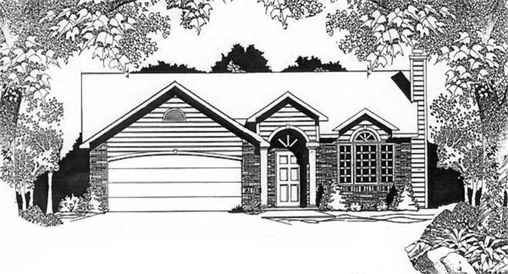 Main image for house plan # 16521