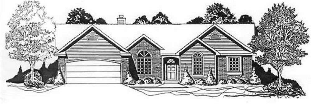 Main image for house plan # 16600