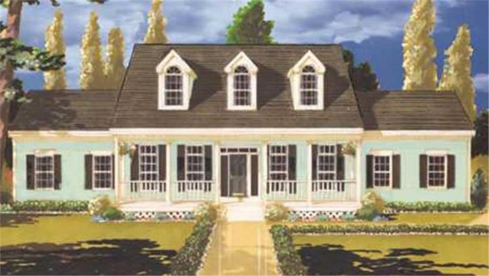 Main image for house plan # 9805