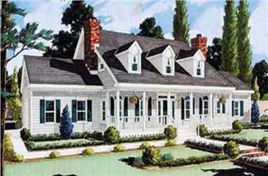 5-Bedroom, 2705 Sq Ft Country Home Plan - 105-1031 - Main Exterior