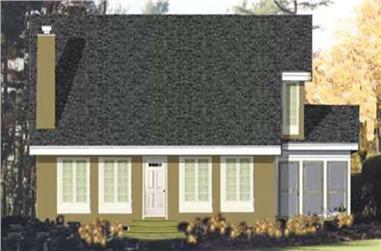 3-Bedroom, 2105 Sq Ft Colonial House Plan - 105-1085 - Front Exterior