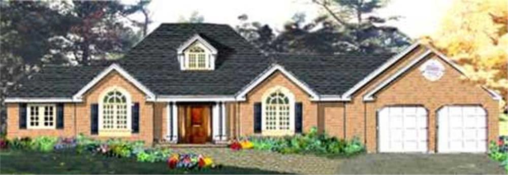 Main image for house plan # 9896