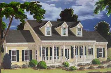5-Bedroom, 2705 Sq Ft Colonial House Plan - 105-1096 - Front Exterior