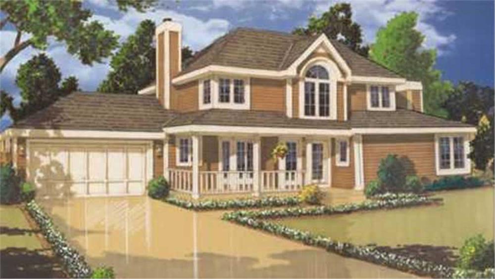 Main image for house plan # 9855