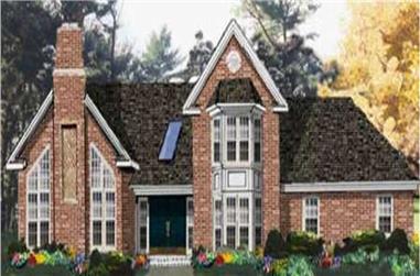 4-Bedroom, 2157 Sq Ft Traditional House Plan - 105-1120 - Front Exterior
