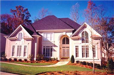 4-Bedroom, 3542 Sq Ft French Home Plan - 106-1168 - Main Exterior
