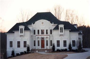 3-Bedroom, 5258 Sq Ft Colonial Home Plan - 106-1189 - Main Exterior