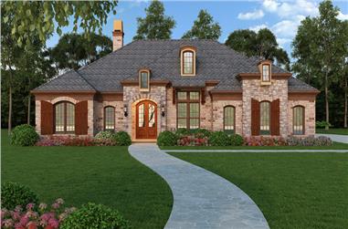 3-Bedroom, 2365 Sq Ft Southern House Plan - 106-1271 - Front Exterior