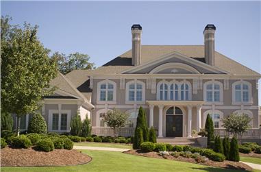 5-Bedroom, 5699 Sq Ft Colonial Home Plan - 106-1278 - Main Exterior