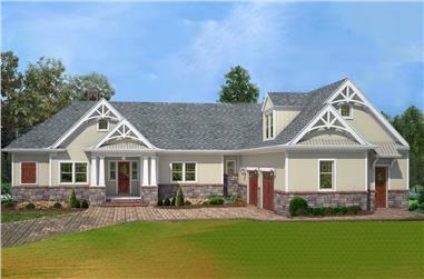 4-Bedroom, 2355 Sq Ft Country Home  - Plan #106-1285 - Main Exterior
