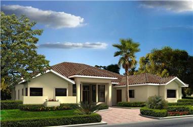 4-Bedroom, 4682 Sq Ft Contemporary Home Plan - 107-1081 - Main Exterior